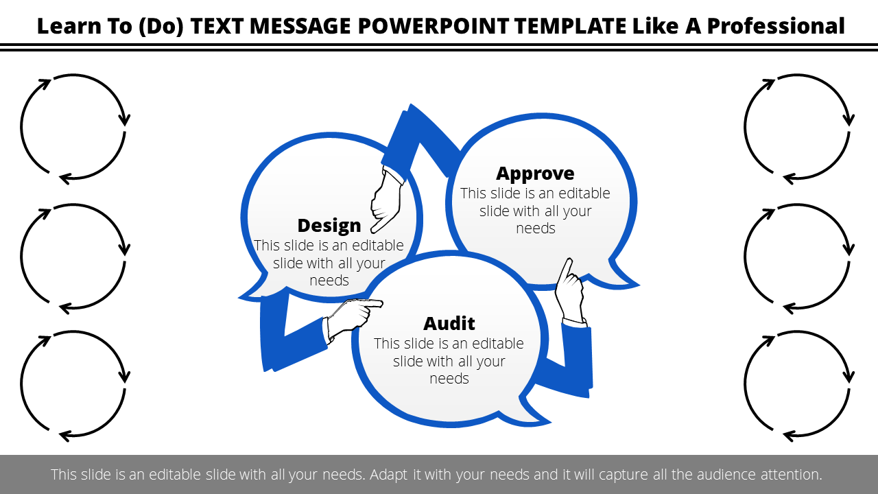 Free - Creative Text Message PowerPoint Template Presentation